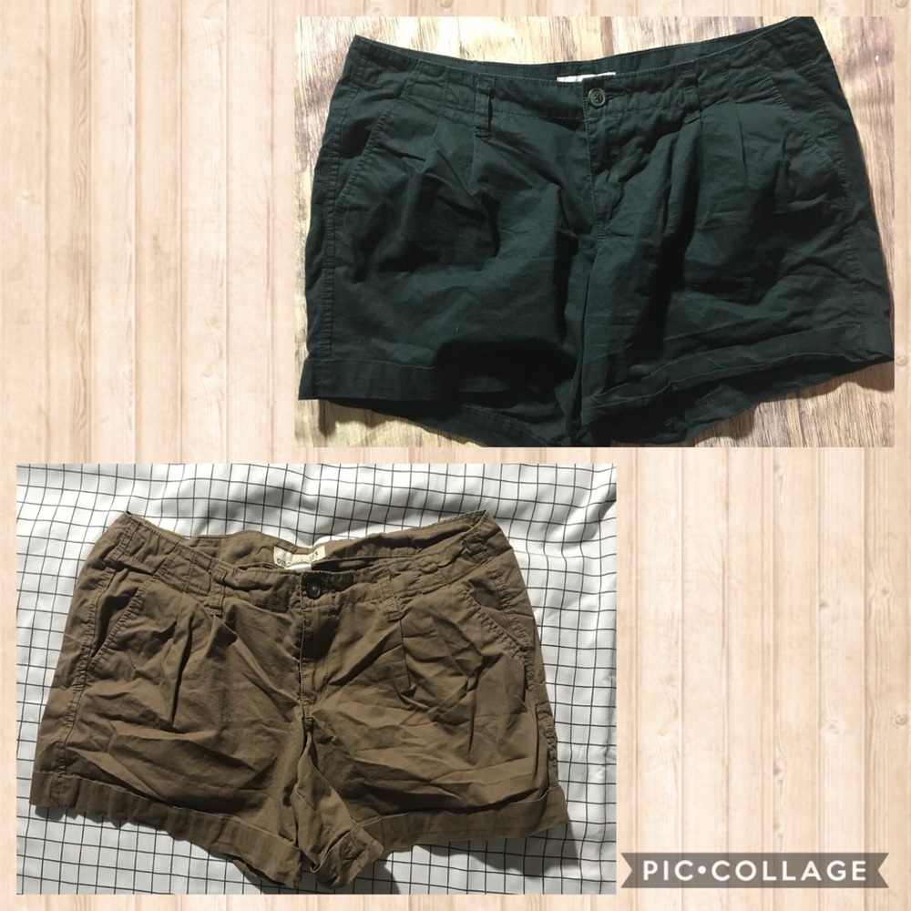2 Pairs of Old Navy Short Khaki Shorts